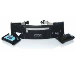 Doog Hands-Free Dog Walkie Belt in Grey/Neon Pink - New Design & Size! Outlet