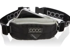 Doog Hands-Free Dog Walking Mini Belt in Grey & Neon Pink Discount