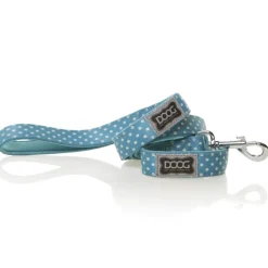 Doog Neoprene Dog Lead - Snoopy - Blue & White Spots Fashion