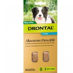 Drontal All-Wormer for Medium Dogs up to 10kg - 2 Chews Best