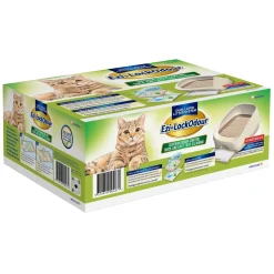 EZLock Ezi LockOdour Dual Layer Cat Litter System Litter Tray Starter Kit Sale