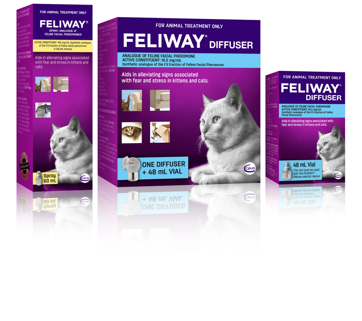 Feliway Anti-Anxiety Calming Pheromone Spray for Cats - 60ml Fashion