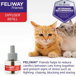 Feliway Friends Calming Pheromone for Multi-Cat Homes - Diffuser Kit with 48ml Bottle Discount