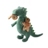 Fringe Studio Christmas Oh Snap! T-Rex and Cookies Plush Squeaker Dog Toy Hot