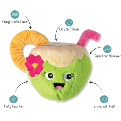 Fringe Studio Coc-nuts About You Plush Dog Toy Discount