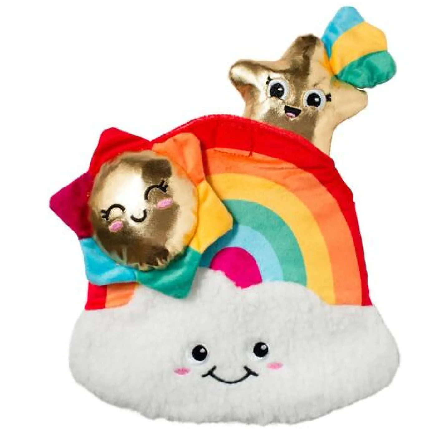 Fringe Studio Look On Bright Side Rainbow Hide & Seek Burrow Dog Toy Clearance