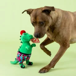 Fringe Studio Pizzasaurus Rex Dinosaur Plush Dog Toy - Extra Large Online