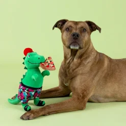 Fringe Studio Pizzasaurus Rex Dinosaur Plush Dog Toy - Extra Large Online