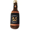 Fringe Studio Plush Squeaker Dog Toy - Bottle Pumpkin Porter Fashion