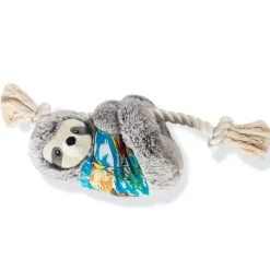Fringe Studio Slown' Down For Summer Sloth on a Rope Dog Toy Discount