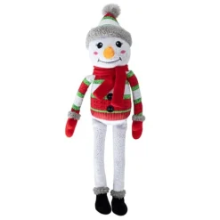 Fringe Studio Too Cute To Chill Plush Squeaker Extra Long Christmas Dog Toy Best
