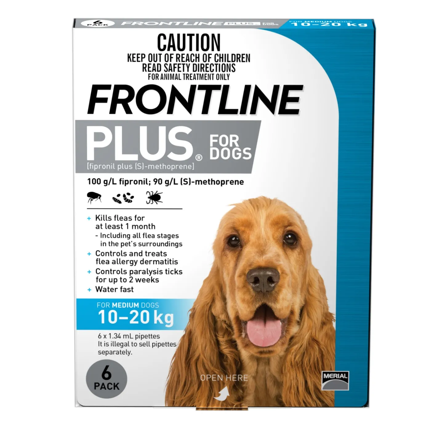 Frontline Plus Flea & Tick Protection for Dogs - 6 Pack Outlet