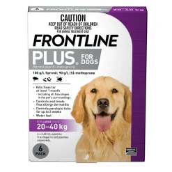 Frontline Plus Flea & Tick Protection for Dogs - 6 Pack Outlet