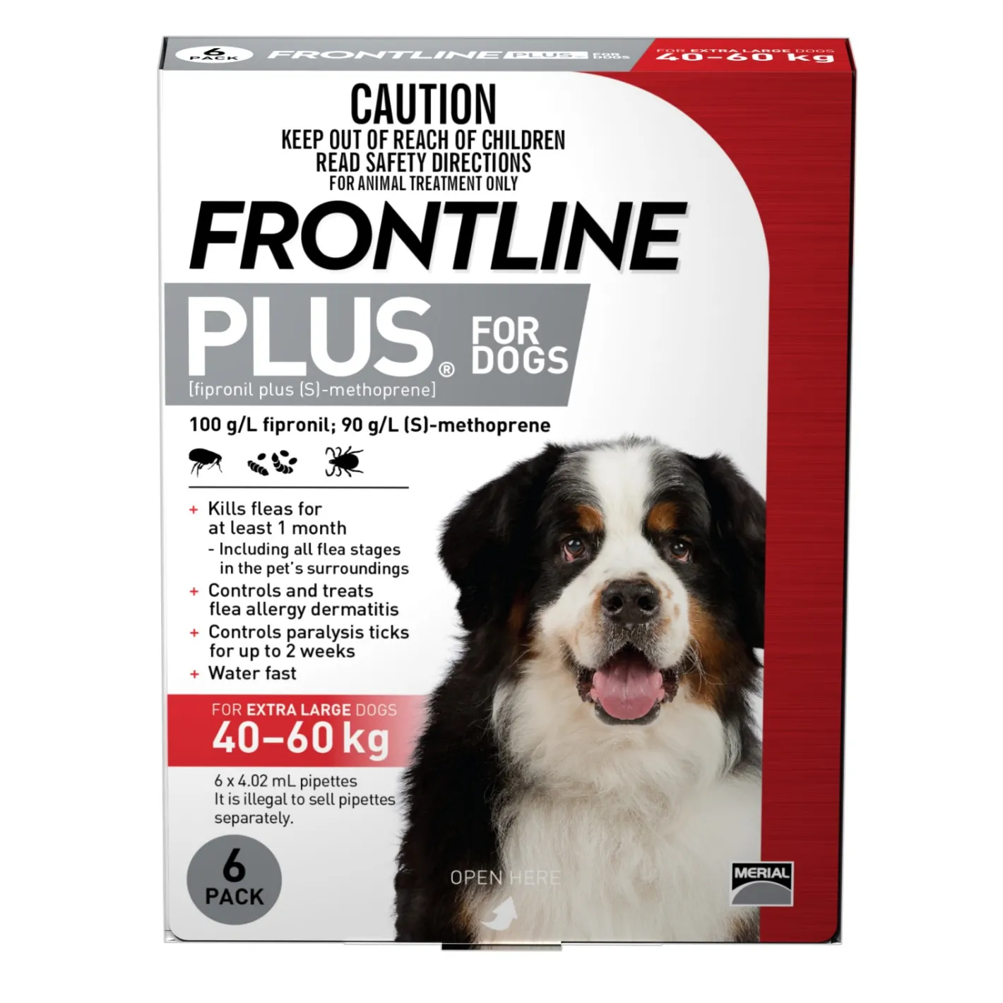 Frontline Plus Flea & Tick Protection for Dogs - 6 Pack Outlet