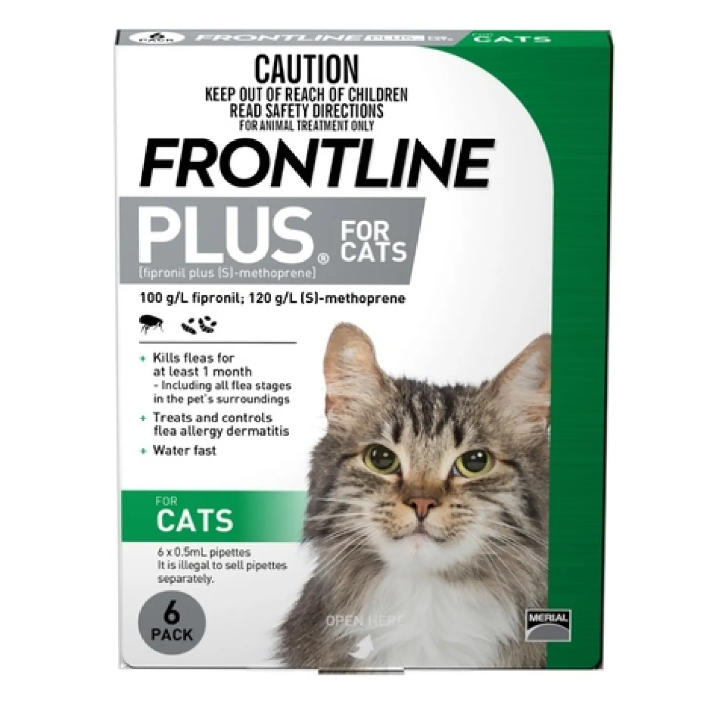 Frontline Plus Flea and Lice Control for Cats 6 Pack Sale