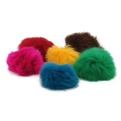 Go Cat Bat Arounds Fluffy Cat Toy in Assorted Colours - Pack of 3 Clearance