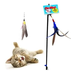 Go Cat Da Bird Original Swivel Cat Feather Teaser Online