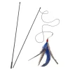 Go Cat Da Bird Pull-Apart Wand Cat Feather Teaser Fashion