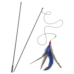 Go Cat Da Bird Pull-Apart Wand Cat Feather Teaser Fashion