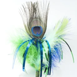 Go Cat Feather Cat Teaser Toy - Peacock Sparkler with Short Wand Sale