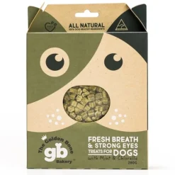 The Golden Bone Bakery Golden Bone Bakery Fresh Breath & Strong Eyes Dog Training Treats with Seaweed 280g Sale