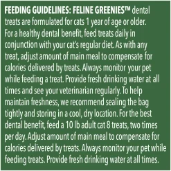 Greenies Feline Cat Dental Treats Savoury Salmon Flavour 10 x 60g Packs Outlet