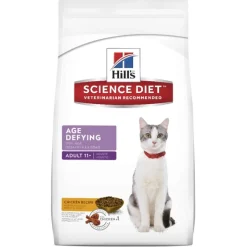 Hills Science Diet Adult 11+ Age Defying Dry Cat Food Outlet