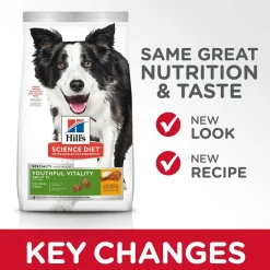 Hills Science Diet Adult 7+ Youthful Vitality Dry Dog Food Clearance