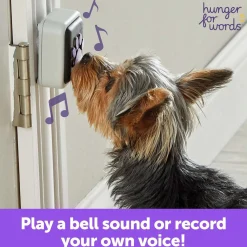 Hunger for Words Talking Pet Doorbell - Perfect if you don't have a doggy door! Outlet