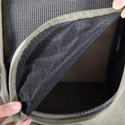 Ibiyaya Adventure Cat & Small Dog Carrier Backpack - Grey-Green Hot