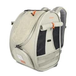 Ibiyaya Adventure Cat & Small Dog Carrier Backpack - Grey-Green Hot