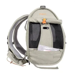 Ibiyaya Adventure Cat & Small Dog Carrier Backpack - Grey-Green Hot