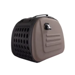 Ibiyaya Classic Foldable Pet Carrier with Multiple Access Points - Chocolate Outlet