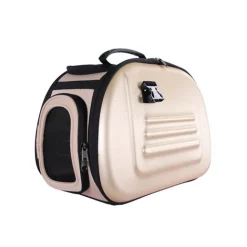 Ibiyaya Classic Foldable Pet Carrier with Multiple Access Points - Beige Clearance