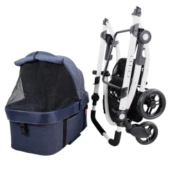 Ibiyaya CLEO Multifunction Pet Stroller & Car Seat Travel System - Blue Jeans Sale