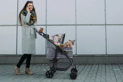 Ibiyaya Cloud 9 Pet Stroller for Cats & Dogs up to 20kg - Mint Green Best