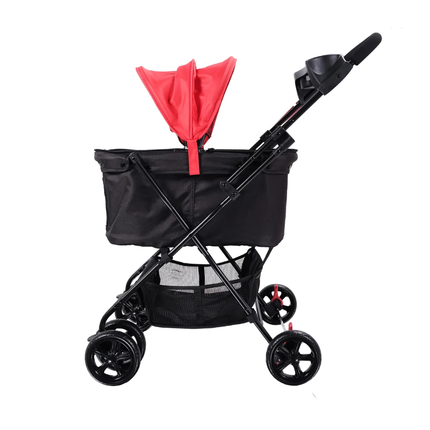 Ibiyaya Easy Strolling Pet Buggy for Cats & Dogs up to 20kg - Rouge Red Outlet