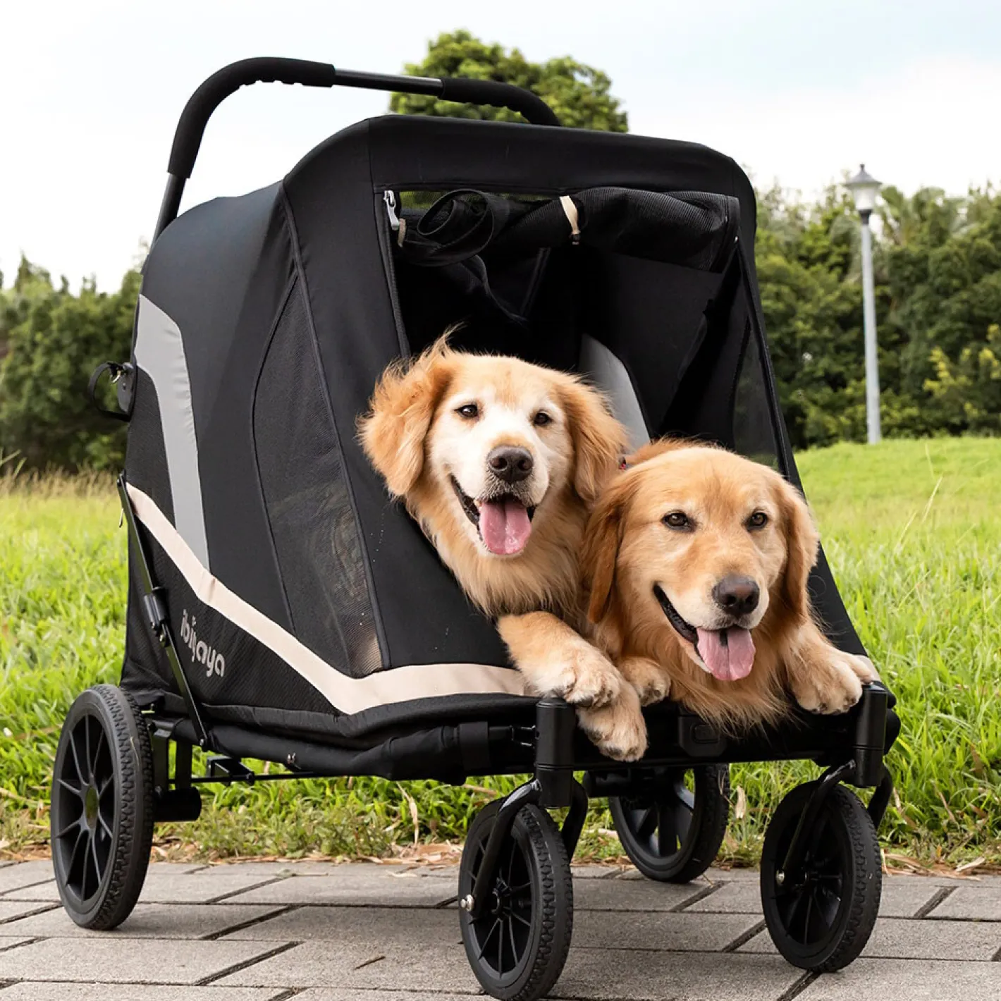 Ibiyaya Grand Cruiser Large Dog Stroller Pram for Dogs up to 50kg Outlet
