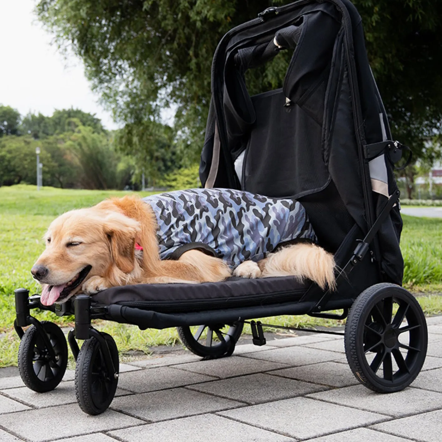 Ibiyaya Grand Cruiser Large Dog Stroller Pram for Dogs up to 50kg Outlet