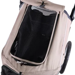 Ibiyaya Happy Pet Stroller Pram Jogger 2.0 - New and Improved w/ Bicycle Attachment New