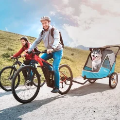 Ibiyaya Happy Pet Stroller Pram Jogger 2.0 - New and Improved w/ Bicycle Attachment New