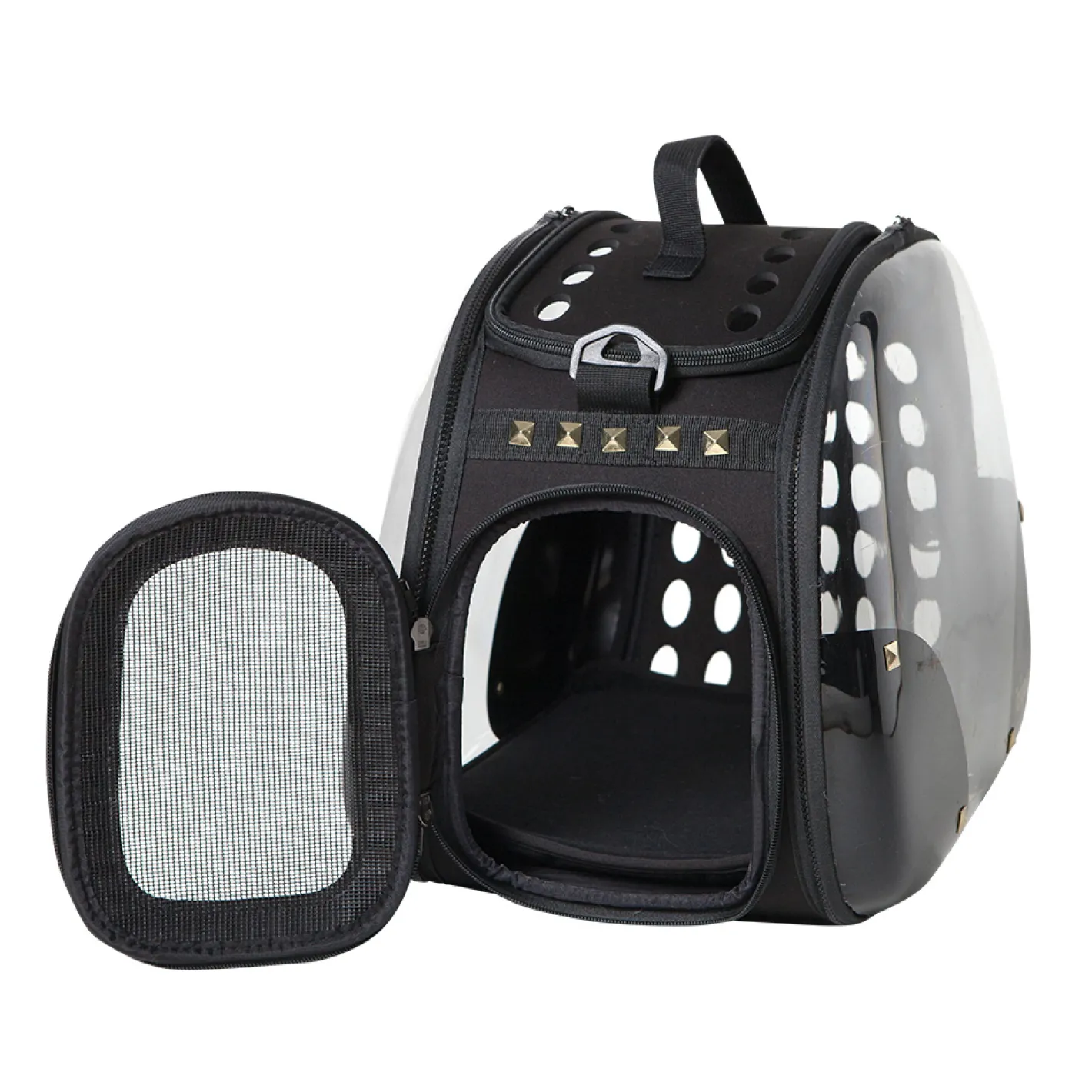 Ibiyaya Hard Rock Transparent Hardcase Pet Carrier Fashion