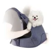 Ibiyaya Hug Pack Padded & Mesh Dog Sling Carrier - Denim Blue Clearance
