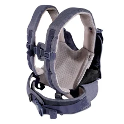 Ibiyaya Hug Pack Padded & Mesh Dog Sling Carrier - Denim Blue Clearance