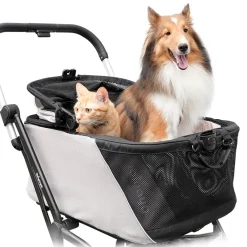Ibiyaya InstaCollapse 2-in-1 Dog Stroller & Car Seat Carrier | Fold, Go, & Travel with Ease Sale
