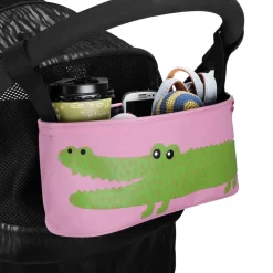 Ibiyaya Pet Pram Organiser Stroller Pouch - Crocodile Gray Online
