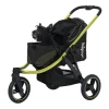 Ibiyaya The Beast Pet Jogger Stroller for dogs up to 25kg - Jet Black Sale
