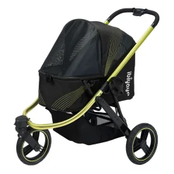 Ibiyaya The Beast Pet Jogger Stroller for dogs up to 25kg - Jet Black Sale