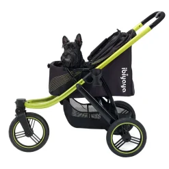 Ibiyaya The Beast Pet Jogger Stroller for dogs up to 25kg - Jet Black Sale