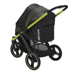 Ibiyaya The Beast Pet Jogger Stroller for dogs up to 25kg - Jet Black Sale